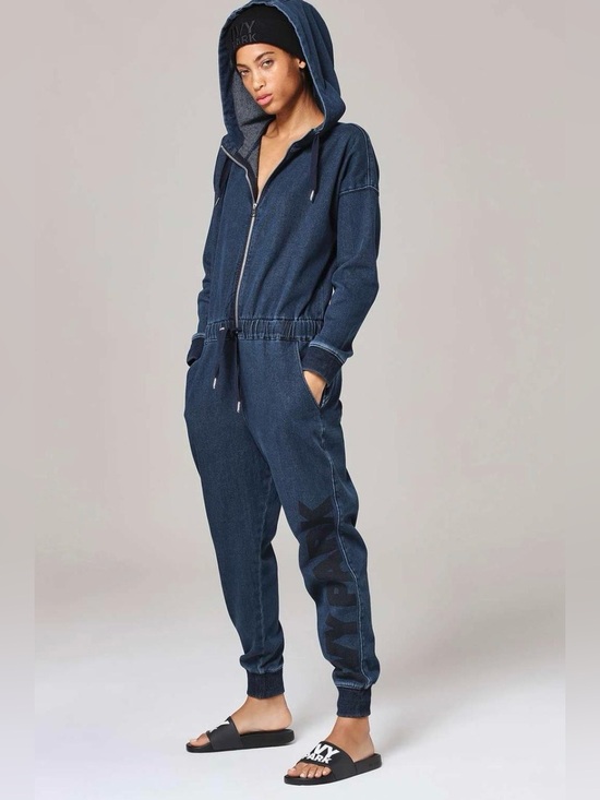 IVY PARK Pants - Ivy Park blue long sleeve pants hoodie jumpsuit onesie size L
